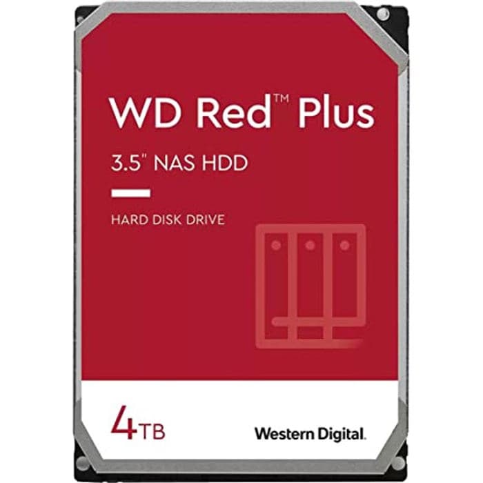 Western Digital WD Red Plus 4TB SATA 3.5" Intellipower 128MB NAS HDD 3Yr Wty. WD40EFPX