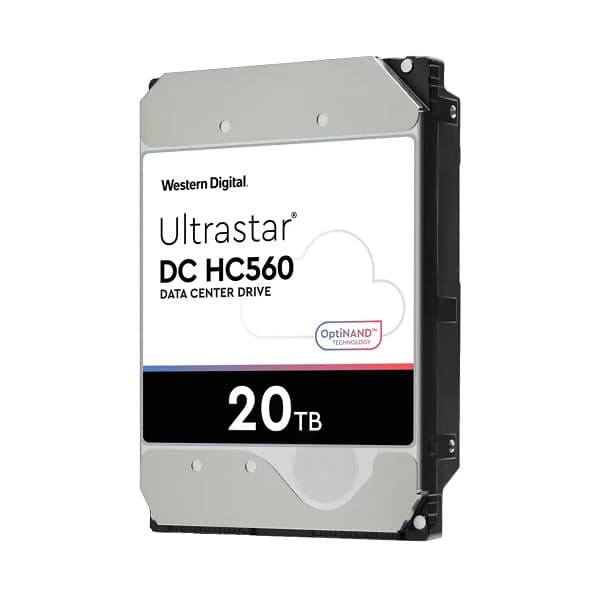 Western Digital WD Ultrastar DC HC560 SATA 3.5" 7200RPM 512MB 20TB NAS HDD WUH722020BLE6L4