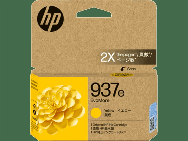 HP HP 937e EvoMore Yellow Original Ink Cartridge HNK1027