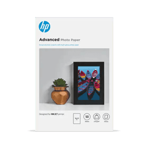 HP HP Advanced 10x15cm Glossy 250gsm Photo Paper - 50 Sheets HPJ8534