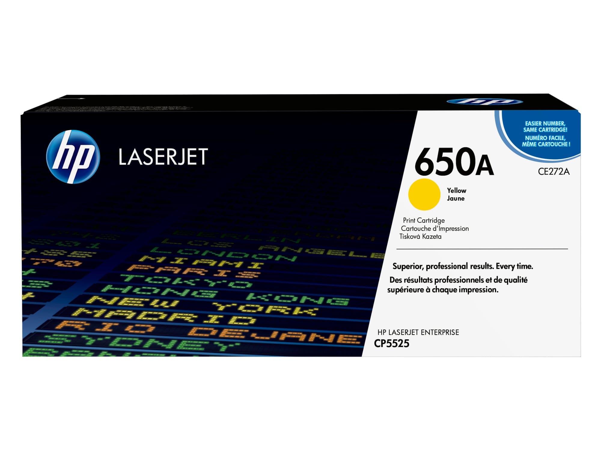 HP HP 650A Yellow Toner CE272A