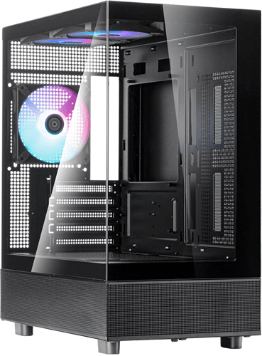 SilverStone SilverStone LD04 MATX Black Mid Tower Case HT5131