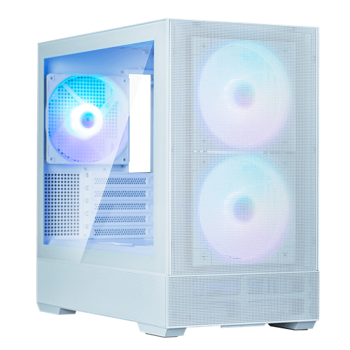 Zalman Zalman P30 AIR mATX Mini Tower Case 3x120mm ARGB White HT7040