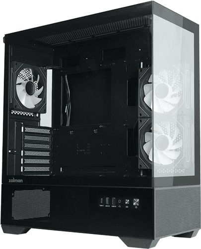 Zalman Zalman Chronix Black ATX Mid Tower Case HT7051