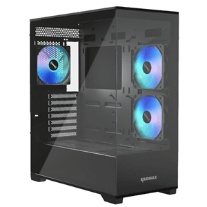 Highpower Raidmax i801 ATX Mid-Tower Case Tempered Glass Black with ARGB HT8008