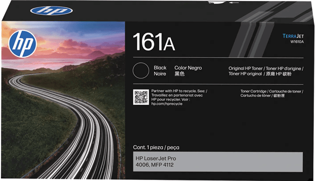 HP HP 161A Black LaserJet Toner Cartridge HTR5156
