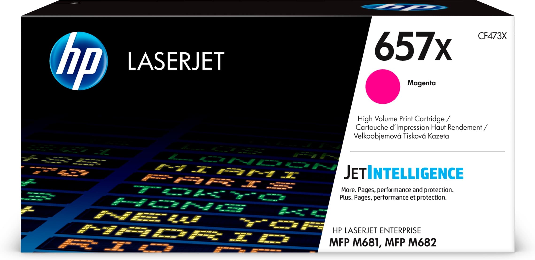 HP HP 657X High Yield Magenta Original LaserJet Toner Cartridge CF473X