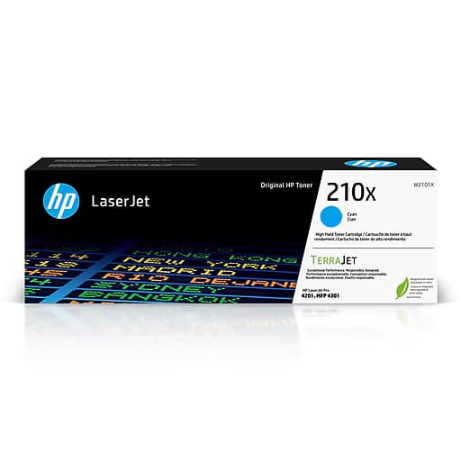 HP HP 210X Cyan Original LaserJet Toner Cartridge W2101X