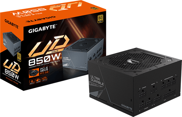 Gigabyte Gigabyte GP-UD850GM 850W ATX Gold Full Modular PSU 10yr wty HW7851