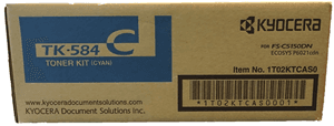 Kyocera Kyocera TK-584C Cyan Toner KY5585