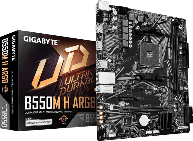 Gigabyte Gigabyte B550M H ARGB Rev 1.0 AM4 Motherboard MGA112