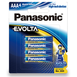 Panasonic Panasonic Evolta AAA Alkaline Battery 4 Pack PA4432
