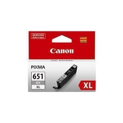Canon Canon CLI651XLGY Grey High Yield Ink Cartridge CLI651XLGYOCN