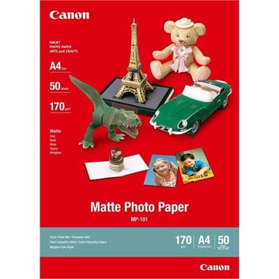 Canon Canon MP-101 A4 Matte 170gsm Photo Paper - 50 Sheets MP101