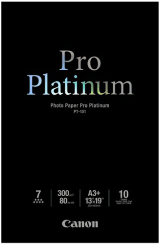 Canon Canon PT-101 A3+ Pro Platinum 300gsm Photo Paper - 10 Sheets PT101A3+-10