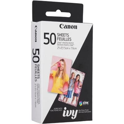 Canon Canon Zink Photo Paper for Mini Photo Printer - 50 Sheets ZP-2030-50