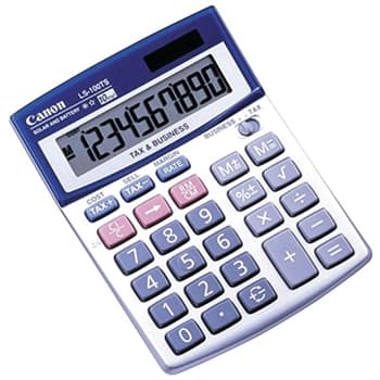 Canon Canon LS100TS Solar & Battery 10 Digit Calculator PBC101