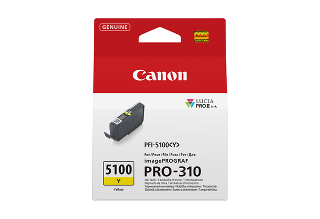 Canon Canon PFI-5100Y Ink Matte Yellow PWF1503