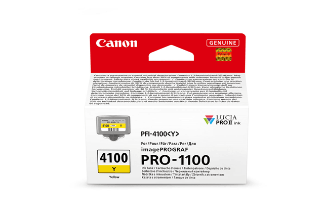 Canon Canon PFI-4100Y Ink Yellow PWF1523