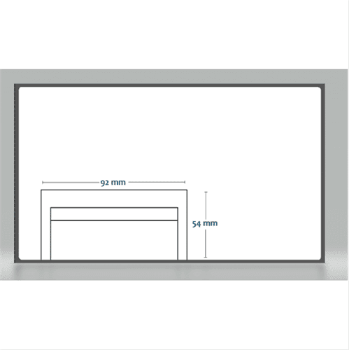 Unspecified New Courier Label (No Cuts) 100 x 174mm RA8338