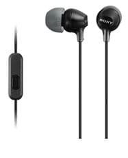 Sony Sony MDREX15APB In Ear Headphone w/Smart Phone Control Black SH132B