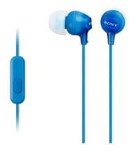 Sony Sony MDREX15APLI In Ear Headphone w/Smart Phone Control Blue SH132L