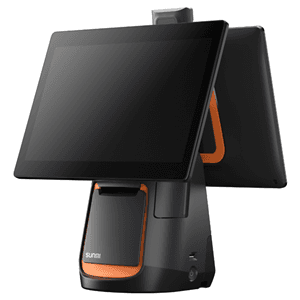 Sunmi Sunmi T2s Desktop POS 15.6" + 10.1" 4GB 64GB 80MM Printer Android 9 SN5253