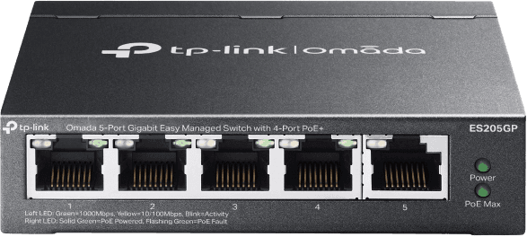 TP-Link TP-Link ES205GP 5 Port Gigabit Omada SDN PoE Switch TP4025