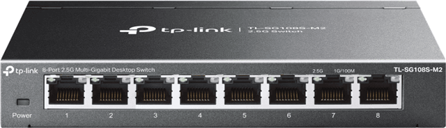 TP-Link TP-Link SG108S-M2 8 Port 2.5 Gigabit Switch Steel Case TP4075