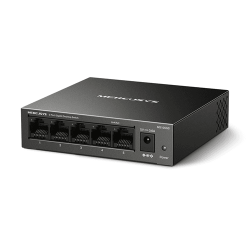 TP-Link Mercusys MS105GS 5 Port Gigabit Switch Steel Case TP4502