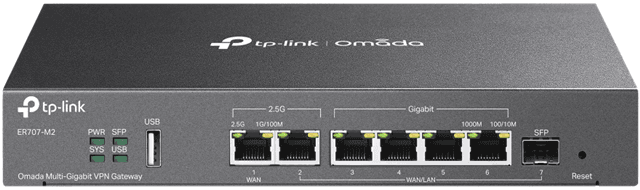 TP-Link TP-Link ER707-M2 Omada 6 Port Multi-Gigabit VPN Router TP6144