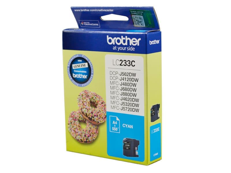 Brother Brother LC233 Cyan Ink Cart B233C
