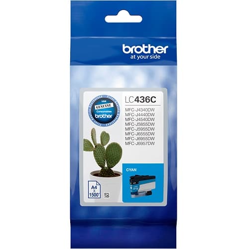 Brother Brother LC436 Cyan Ink Cart B436C