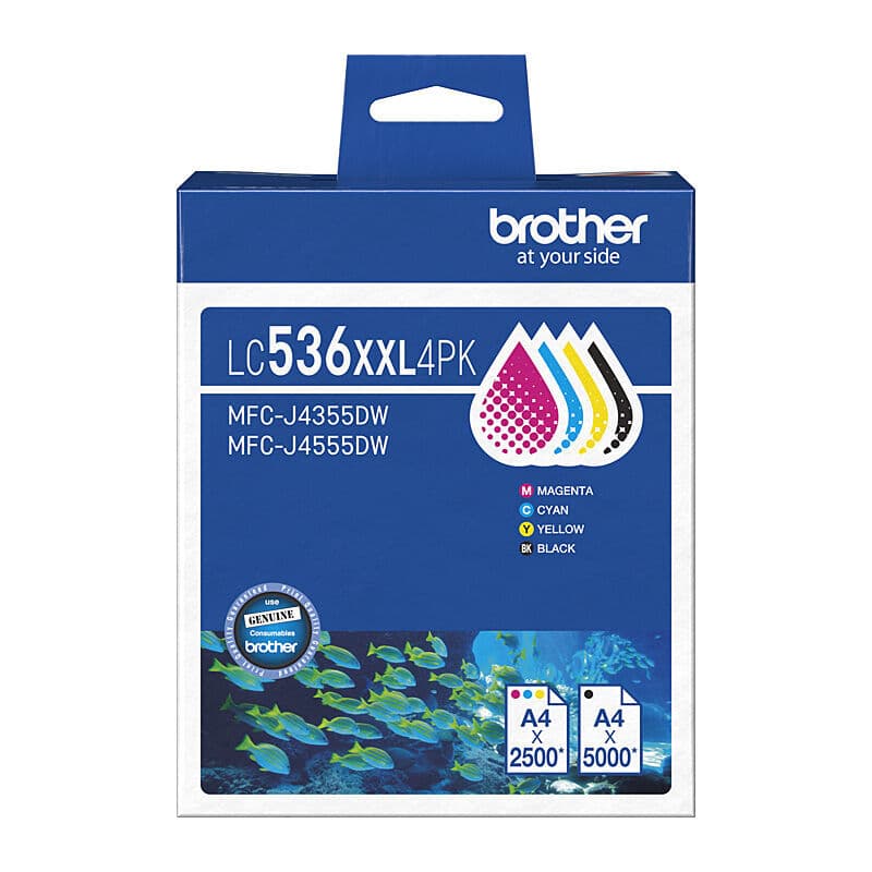 Brother Brother LC536XXL 4 Pack B536XXL4PK