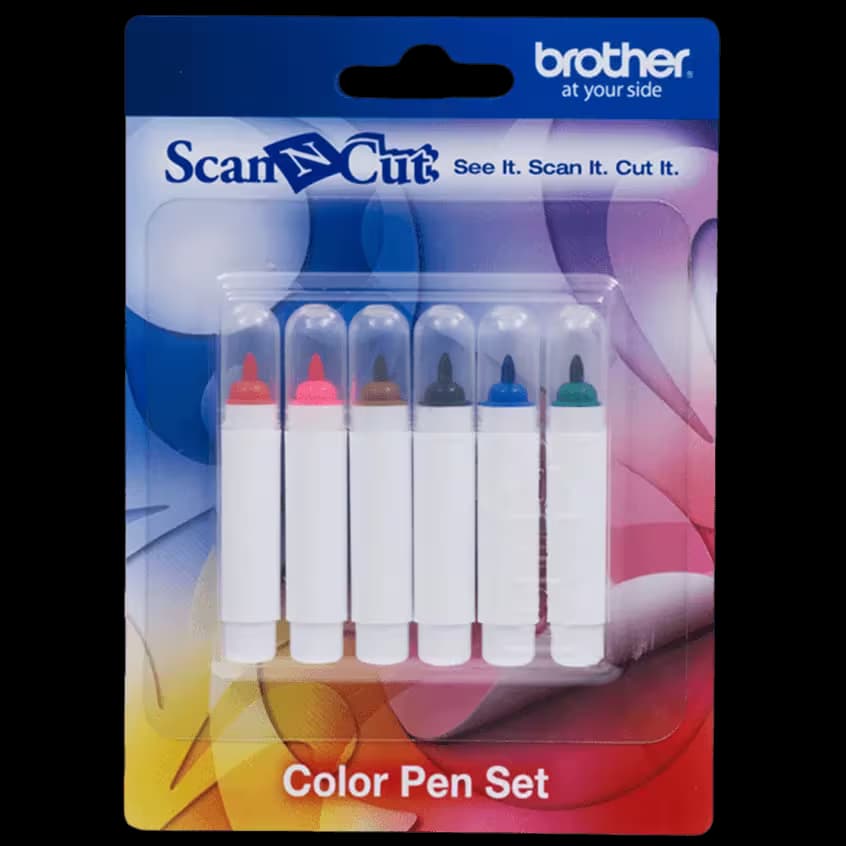 Brother ScanNCut CAPEN1 6-Colur PenSet BCAPEN1