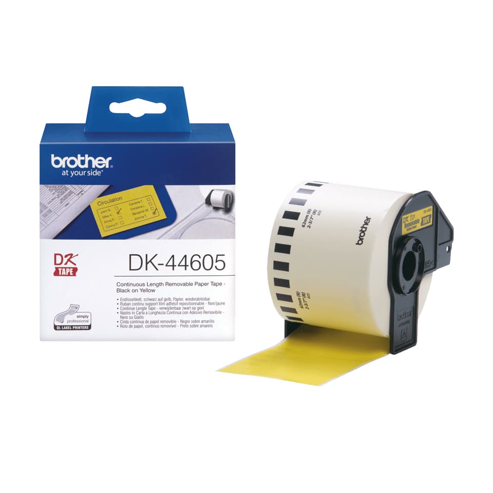 Brother Brother DK44605 Yellow roll BDK44605