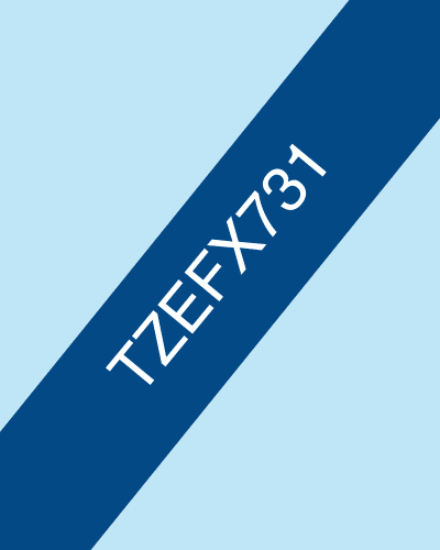 Brother Tape Black on Green TZEFX731 BTZEFX731