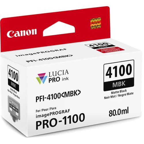 Canon Canon PFI4100 Mat Blk Ink Cart CI4100MBK