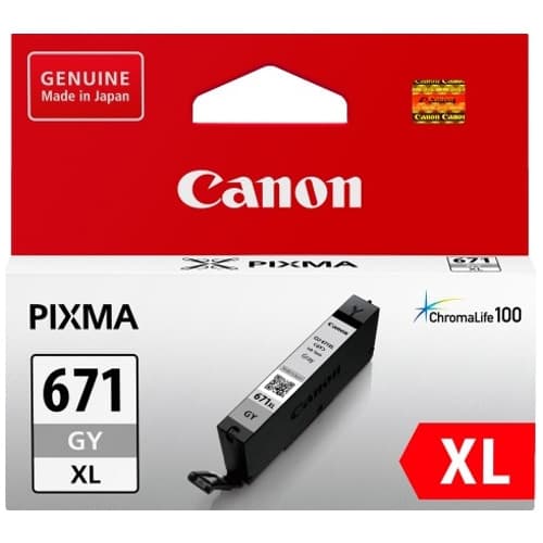 Canon Canon CLI671XL Grey Ink Cart CI671XLGY