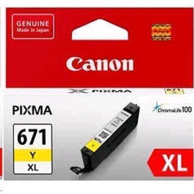 Canon Canon CLI671XL Yellow Ink Cart CI671XLY