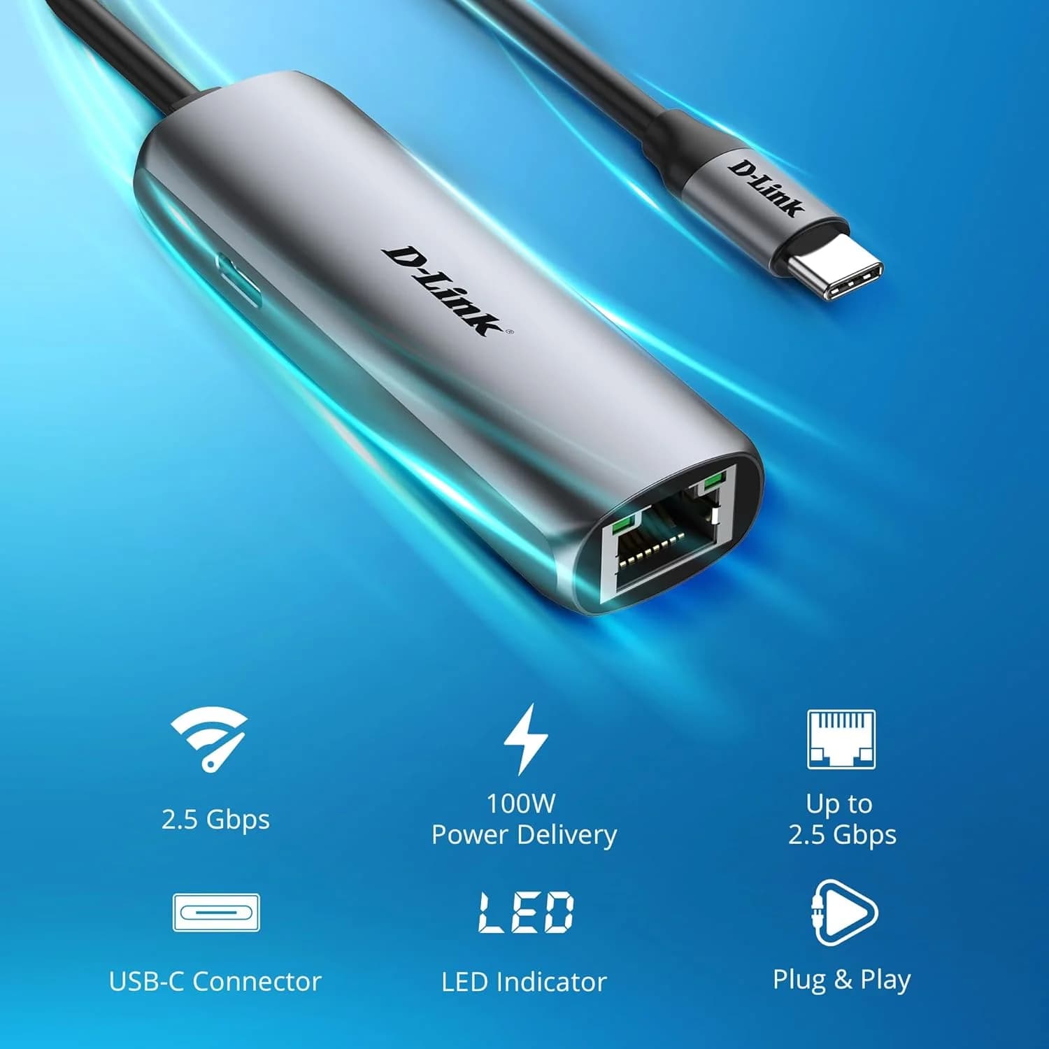 D-Link D-Link DUB-E255 USB-C DLDUBE255