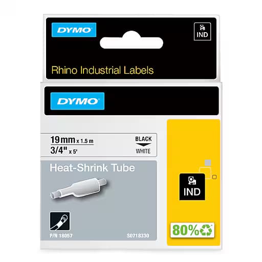 Dymo Dymo Rhno Tube Ht Shrk 19mm Wh DY18057