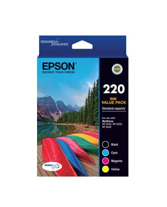 Epson Epson 220 4 Ink Value Pack E220VP