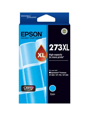 Epson Epson 273 HY Cyan Ink Cart E273CXL