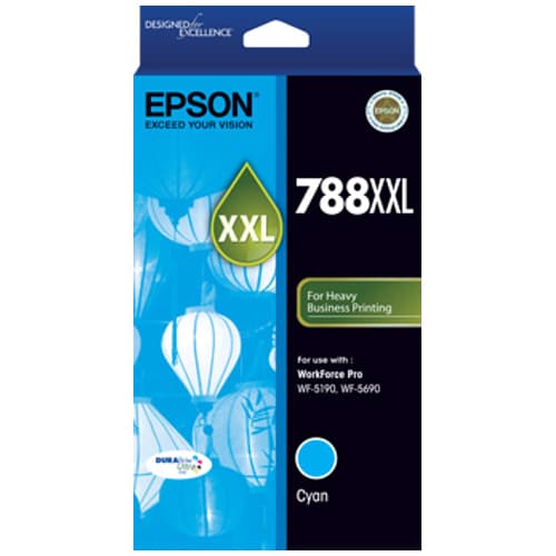 Epson Epson 788XXL Cyan Ink Cart E788CXXL