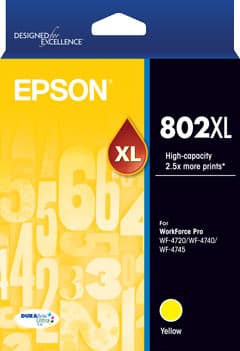 Epson Epson 802 Yell XL Ink Cart E802YXL