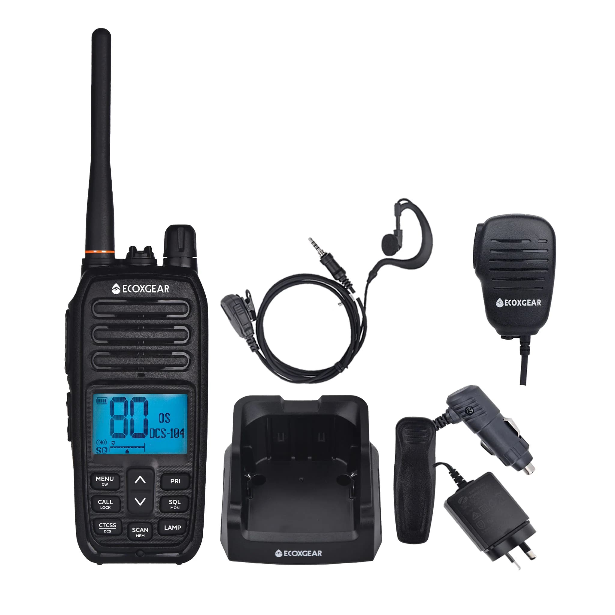 Ecoxgear EcoX UHF 5W Black ECXG500
