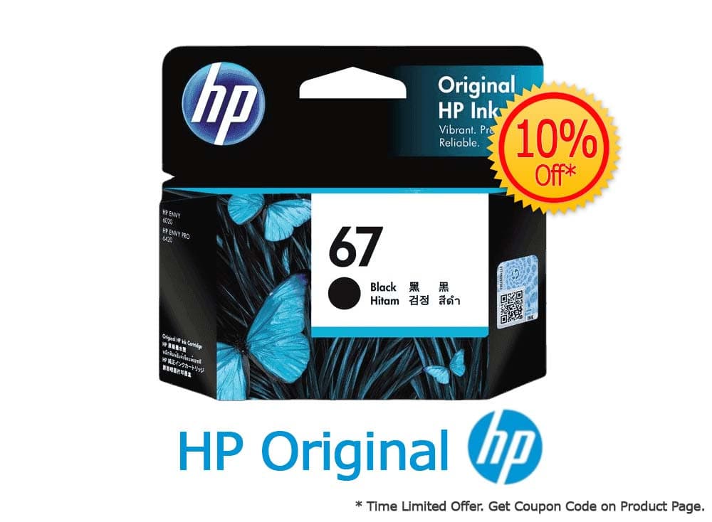 HP HP #67 Black Ink 3YM56AA HI67B