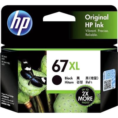 HP HP #67XL Black Ink 3YM57AA HI67BXL