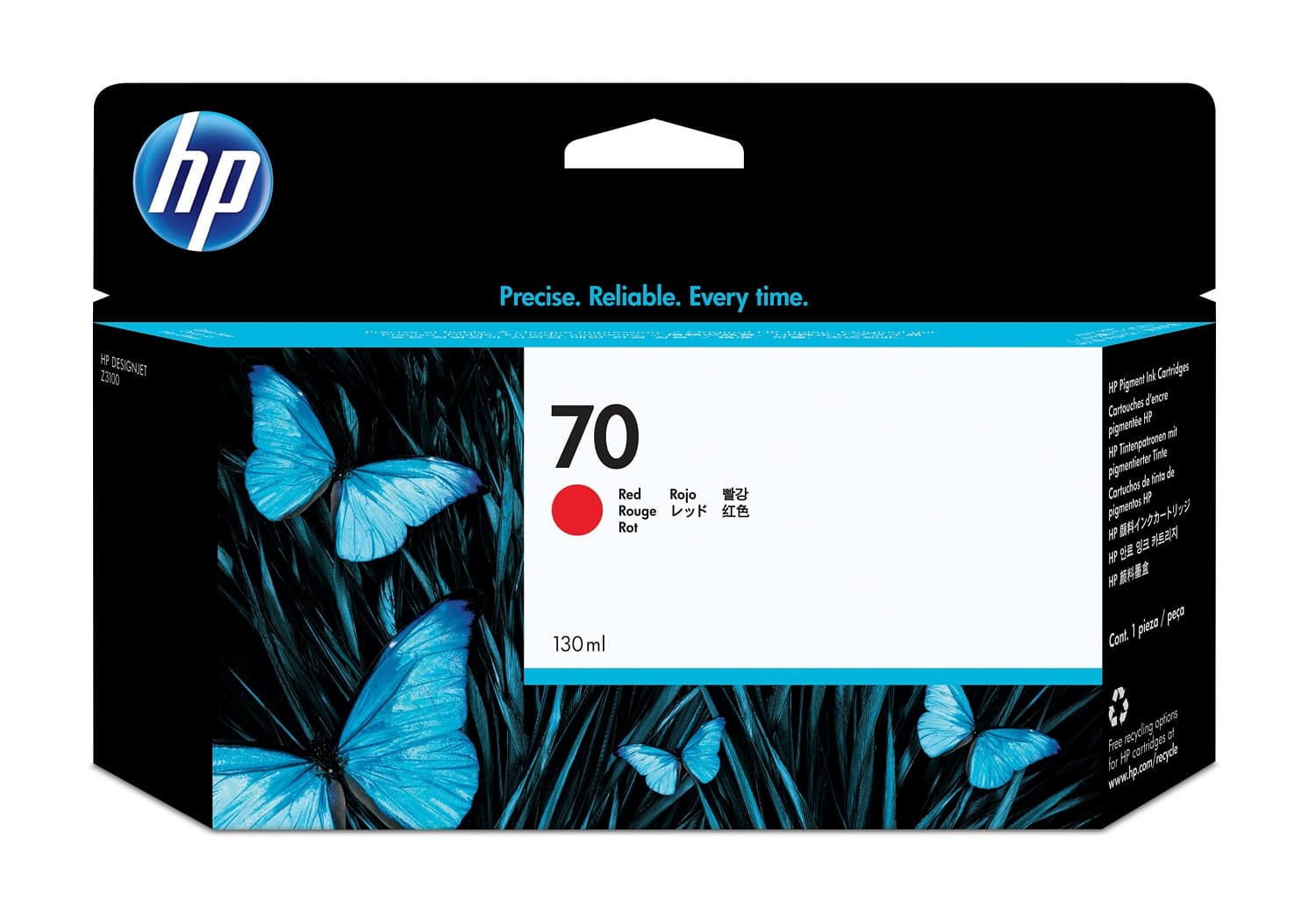 HP HP #70 130ml Red Ink C9456A HI70R